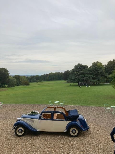 Visit in Classic Car Paris Chantilly Versailles Auvers - Tour Highlights