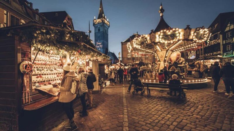Visit the authentic Christmas market in Obernai - Transportation and Group Details