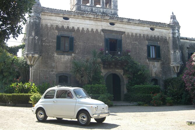 Visit the Godfather Locations by Classic Fiat 500 From Taormina - Meeting and Pickup