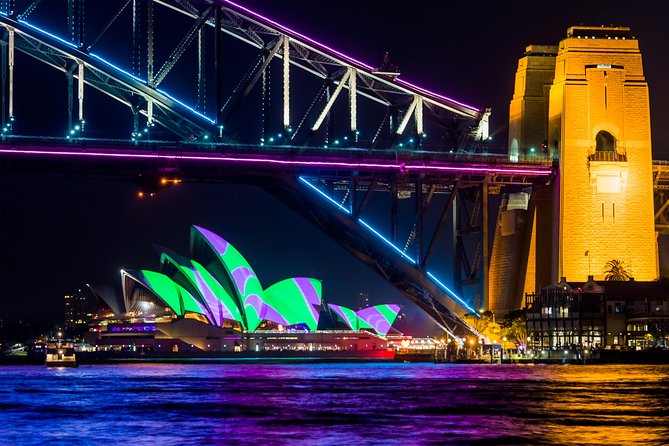 Vivid 90-Minute Sydney Harbour Catamaran Cruise With BYO Drinks - The Sum Up