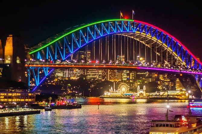 Vivid 90-Minute Sydney Harbour Intimate Catamaran Cruise With Canapes - Itinerary and Highlights