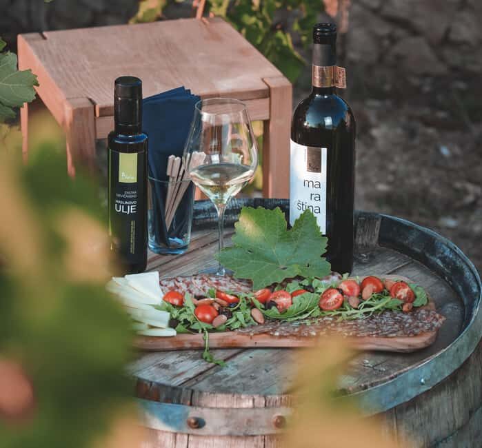 Vodice: Vinarija Birin Winery Tour with Wine Tasting - Food and Drink Pairings