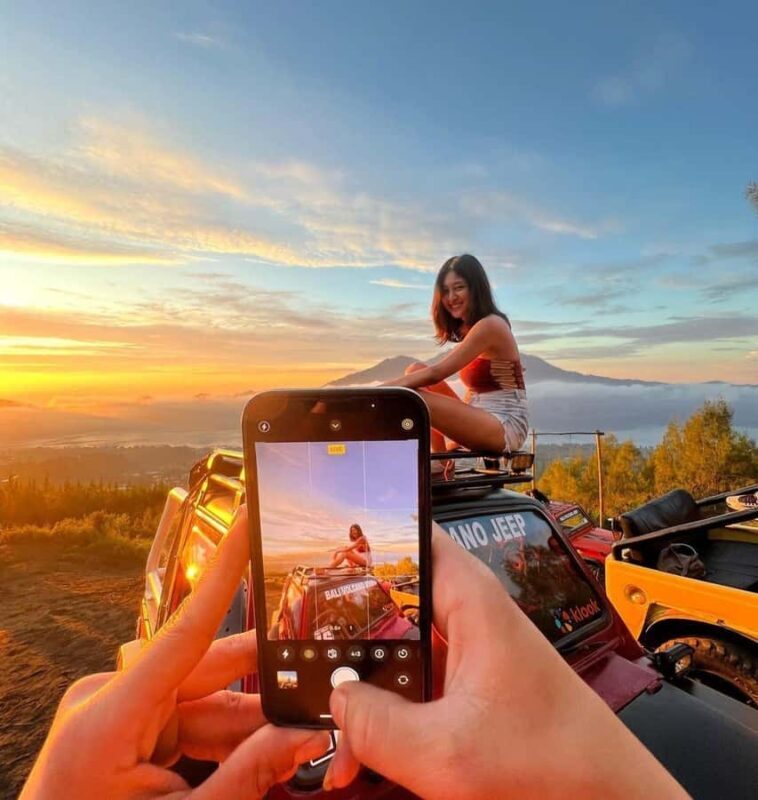 Volcano Sunset Jeep Tour - Meeting Point Kintamani - Reaching the Sunset Point