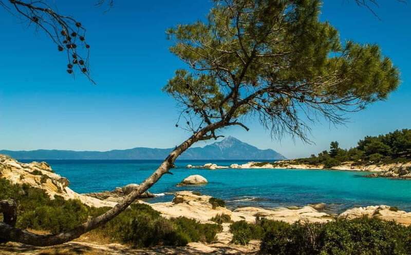 Vourvourou: Private Cruise to Orange Beach & Sithonia Coast - Discovering the Sithonia Coastline