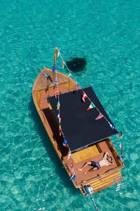 Vourvourou: Private Traditional Wooden Boat Cruise - Itinerary