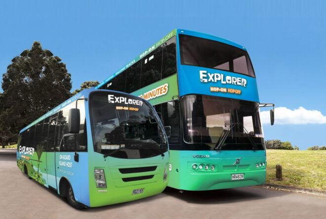 Waiheke Island: Ferry & Hop-On Hop-Off Explorer Bus Tickets - Discover Oneroa Village and Oneroa Beach
