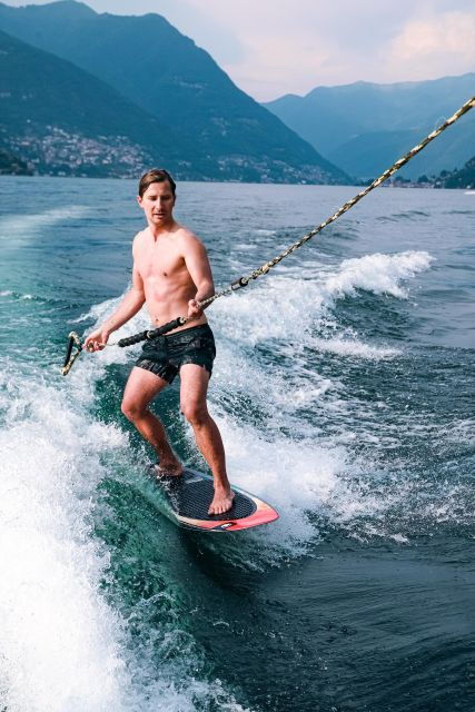 Wakeboard + Wakesurf Experience Private Boat on Lake Como - Inclusions