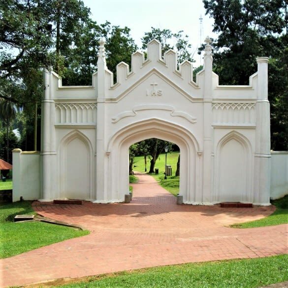 Walk Through 700 Years of History at Fort Canning Park - Fort Gate, the old magazine, and military remains