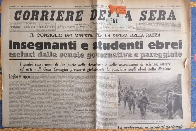 Walking Tour of Rome Jewish Ghetto and Great Synagogue - End Point and Policies