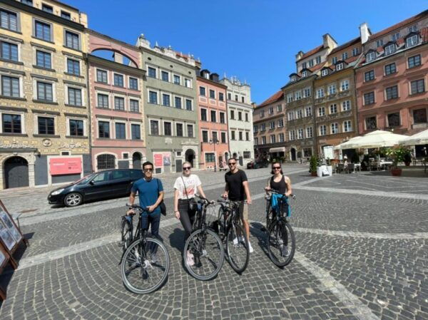 Warsaw: Biking Through Highlights - Delving Into Warsaws WWII History