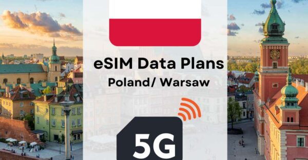 Warsaw : Esim Internet Data Plan for Poland High-Speed 4g/5g - The Sum Up