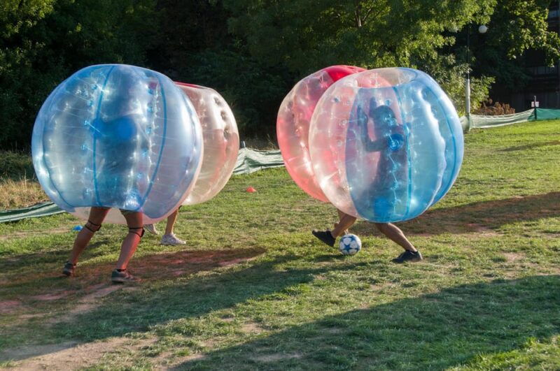 Warsaw: Private Bubble Football Game - The Experience: What to Expect