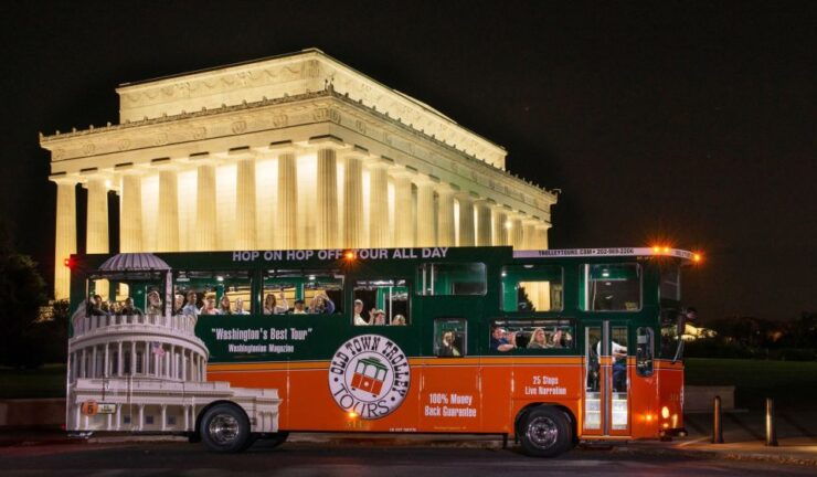 Washington DC: Monuments by Moonlight Nighttime Trolley Tour - Booking Information