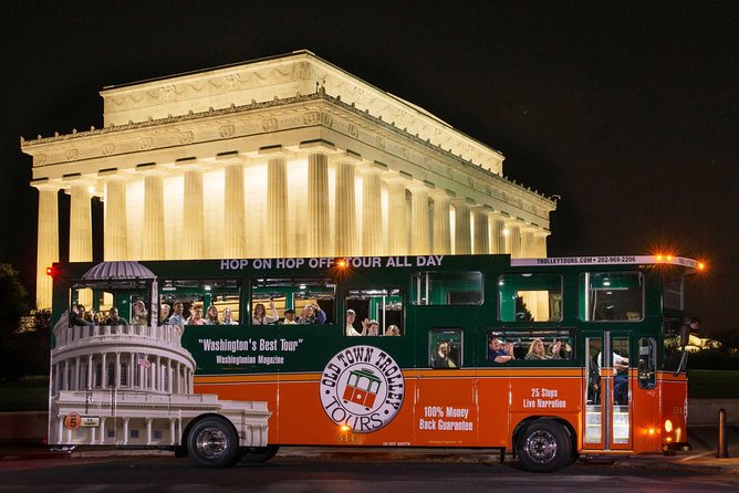 Washington DC Monuments by Moonlight Tour by Trolley - Famous Monuments and Memorials