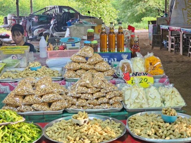 Wat Chaloem Phrakiat, Sacred Valley & Rare Forest Market. - Local Marketplace Experience