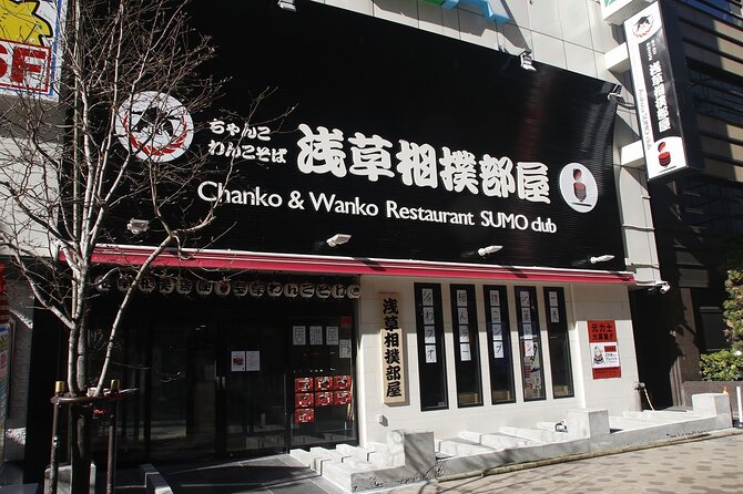 Watch Traditional Japanese Sumo in Asakusa With Enjoy Chanko Nabe - Age Limit and Smoking Area