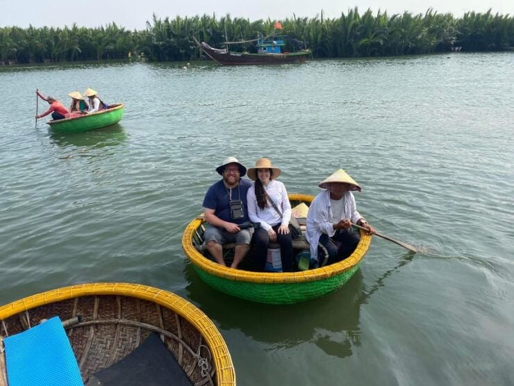 Water Coconut Basket Boat Hoi An Private Bike Tour - Good To Know