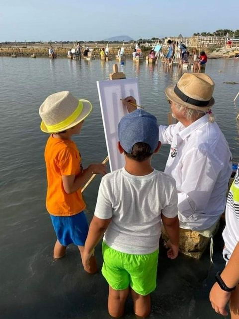 Water Painting in the Salt Pans of Marsala - Unleash Your Creativity in Nature