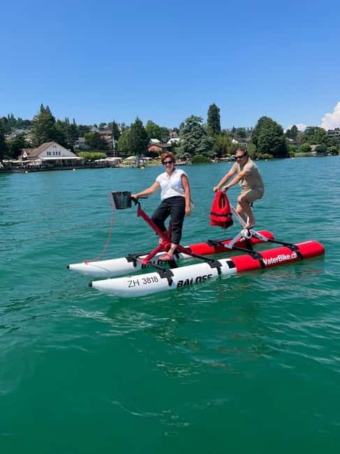 Waterbike on Lake Zurich - The Experience of Pedaling on Lake Zurich