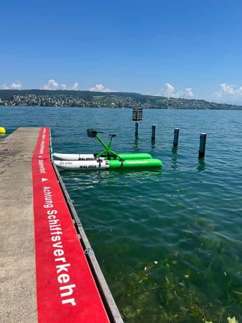 Waterbike on Lake Zurich - Who Will Love This?