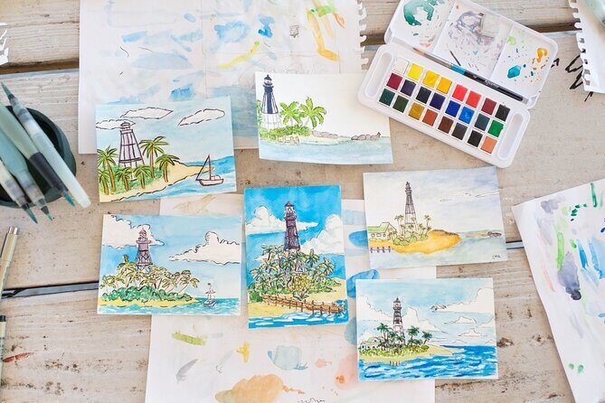 Watercolor Postcard Painting with a Local Artist - Good To Know