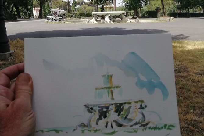 Watercolor Private Tour to Villa Borghese Rome With Guido - Whats Provided