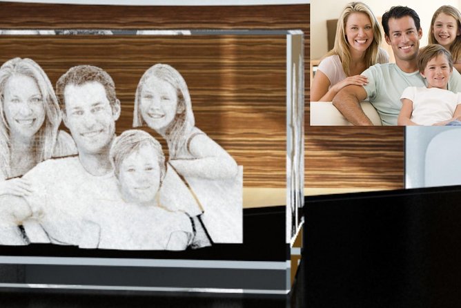 We Engrave Your Favorite Photo on a Personalized 3D Crystal. - How Our 3D Crystal Engraving Process Works