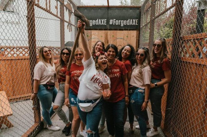 Whistler: Axe Throwing Experience - Safety and Supervision