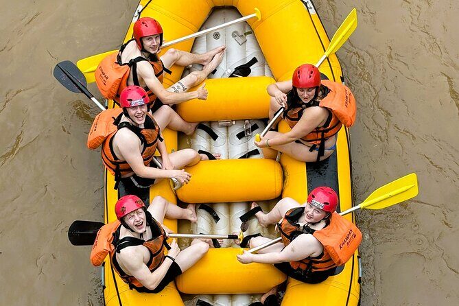 White Water Rafting 10 km with Lunch  Khampan Rafting Chiang Mai - Refreshing Swim at Phachee Waterfall