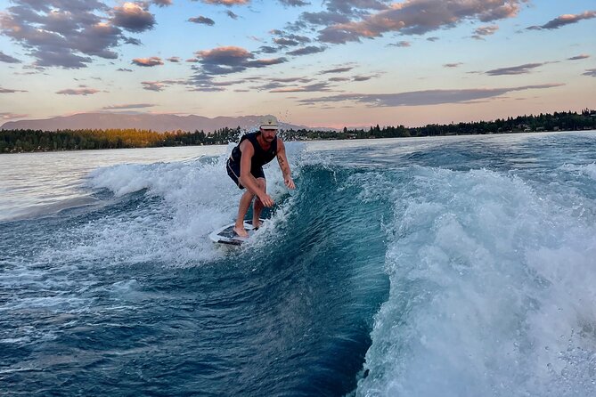 Whitefish Lake Water Sports Pontoon Wake Boat Rental and Cruises - Inclusions and Meeting Details