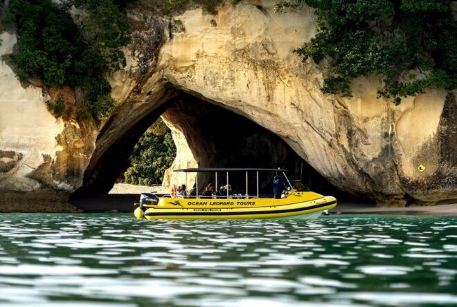 Whitianga: Cathedral Cove 2 Hour Boat Cruise - Filming Location