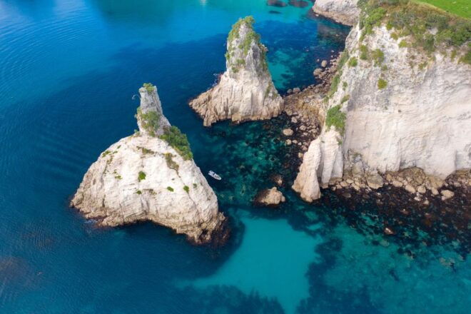 Whitianga: Cathedral Cove, Small Caves & Snorkel Boat Trip - Select Participants and Date