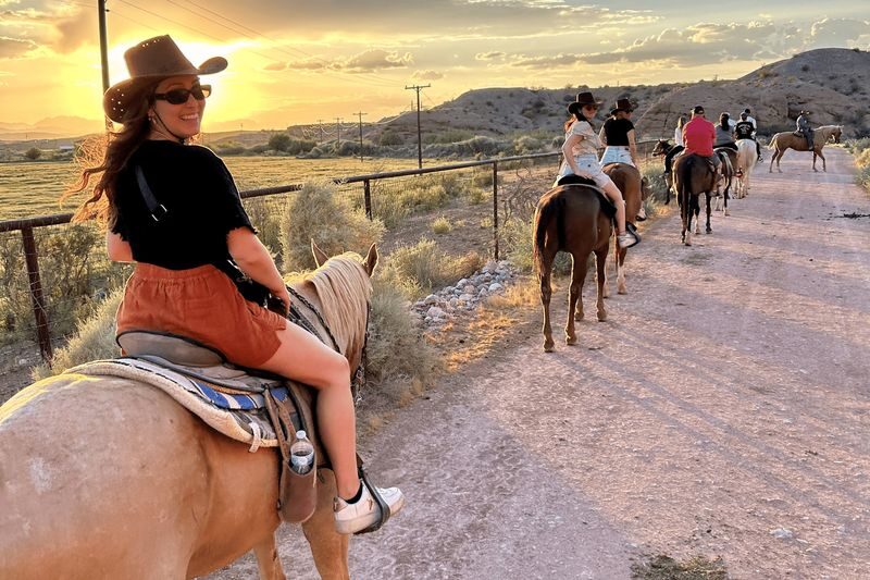 Wild West Sunset Horseback Ride with Dinner in Las Vegas - At a glance