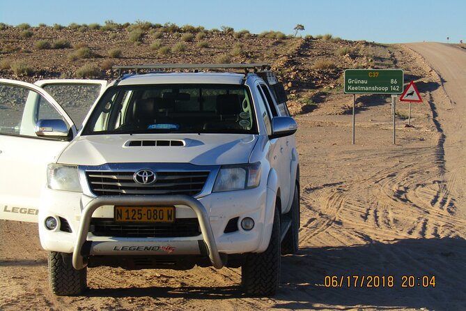Windhoek to Fish River Canyon (Hobas or Ai-Ais) Vise Versa- Transfer (Namibia) - Vehicle and Driver/Guide Information