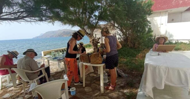 Wine and Paint by the Sea - Whats Included