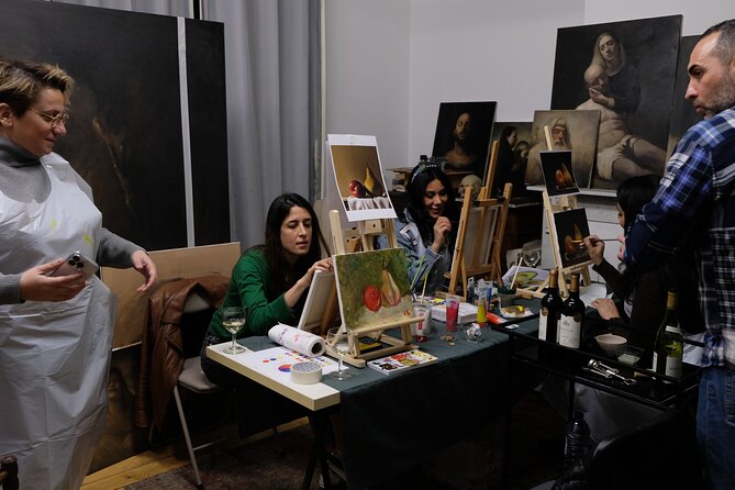 Wine and Paint Experience in Saint Gilles, Belgium - Included Amenities