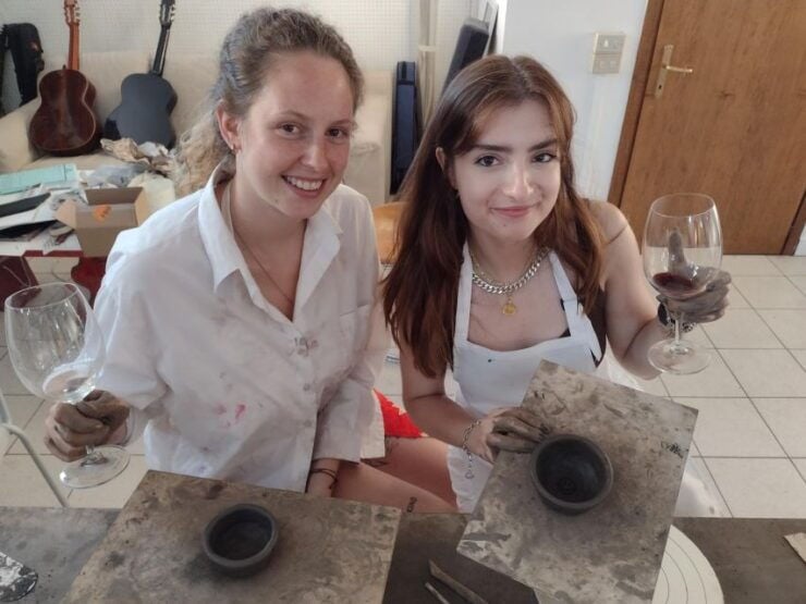 Wine and Pottery Workshop at Smart Lab Verona - Workshop Details