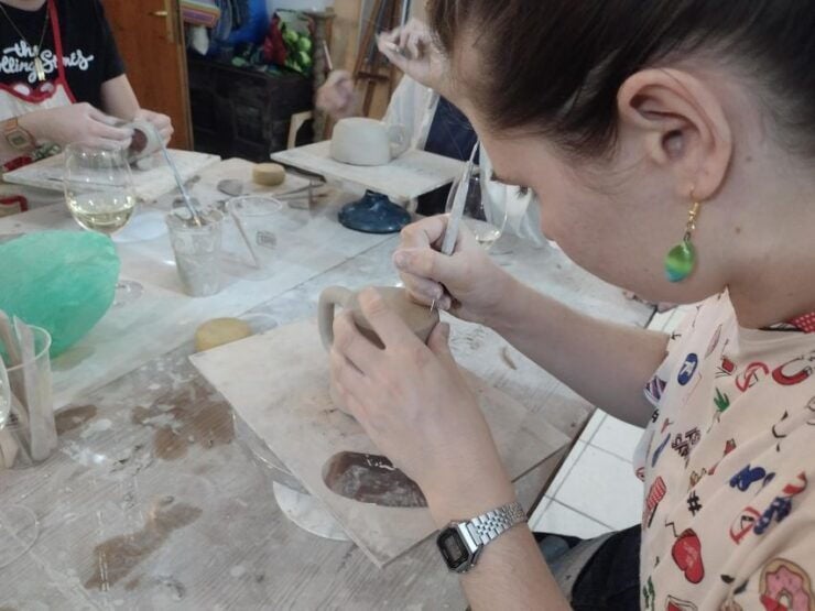 Wine and Pottery Workshop at Smart Lab Verona - Experience Highlights
