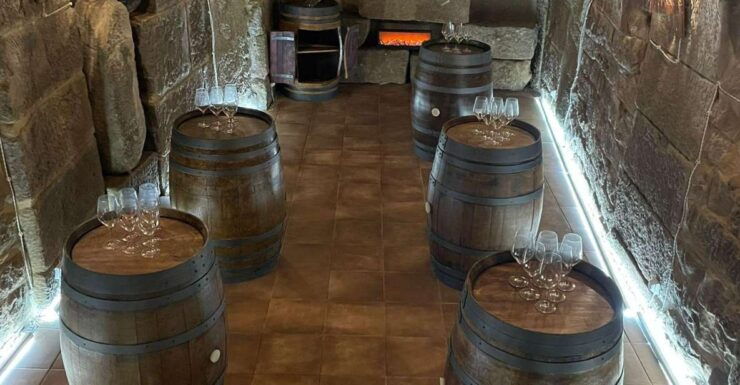 WINE IN UNDERGROUND CELLAR (CAVE) - 16th-Century Cave Exploration Experience