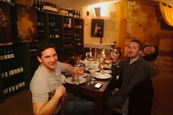 Wine Tasting Near the Pantheon: Caravaggio Experience & Aperitivo - Logistics and Accessibility