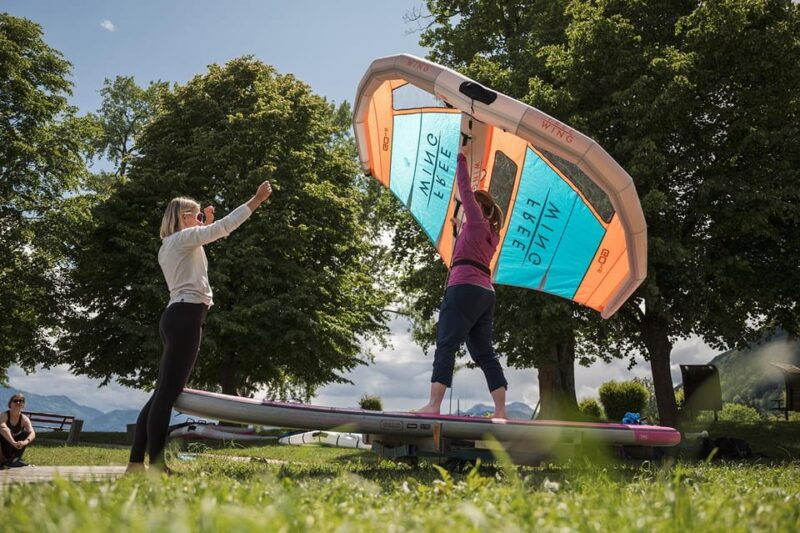Wingsurf beginner lessons on SUP - What’s Included and What to Expect