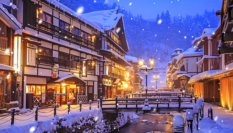 Winter wonderland in the Northeast | Ginzan Hot Springs, Zao Ice Trees, Fox Village, Onihira Edo-chu 2-day tour (including breakfast and dinner at the hot spring hotel) | Depart from Tokyo - At a glance