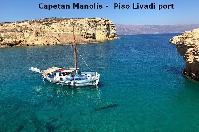 Wooden Boat from Piso Livadi, Blue Lagoon ,Antiparos, Sea Caves - An In-Depth Look at the Paros Wooden Boat Tour  