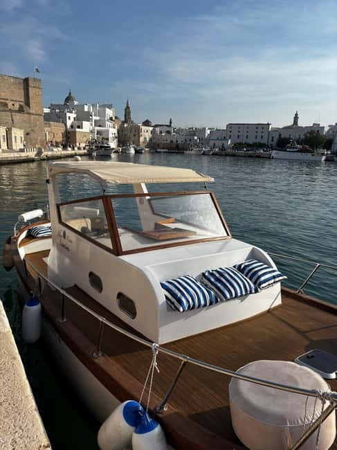 Wooden Gozzo Tour with Aperitif Towards the Beautiful Coast of Polignano - Good To Know