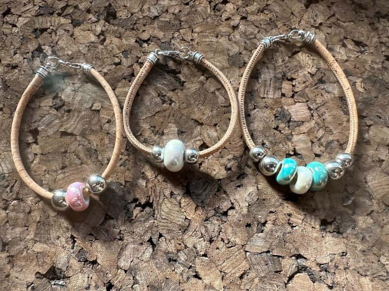 Workshop Cork Necklace, Bracelet, Brooch and Keychain - Exploring the Cork Workshop Experience