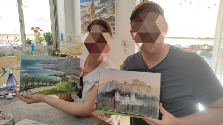 workshop for painting acropolis/landscape with local artist - A Closer Look at the Artistic Journey