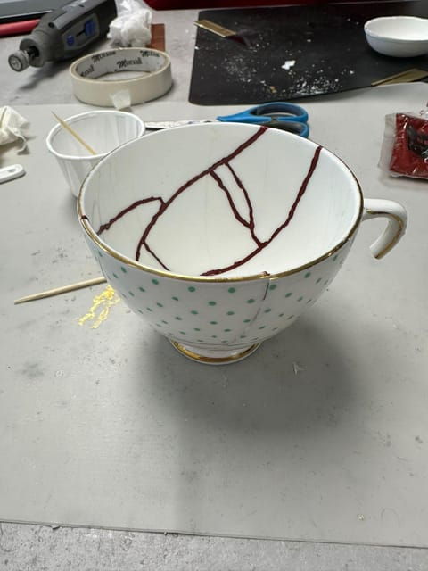 Workshop: Simplified Kintsugi Art in French - The Bottom Line
