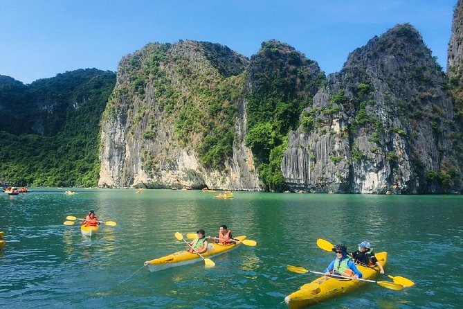[World Heritage] Halong Bay Day Trip 4-Hour Cruise Tour With Lunch/Sea Kayak or Bamboo Boat (Rowing - Booking and Availability Details