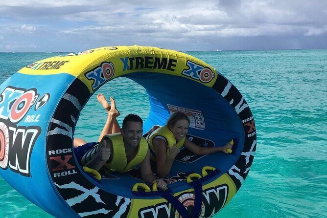 Wow Extreme Tube on Gracebay Beach Turks and Caicos Islands - What the Experience Entails