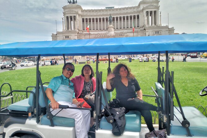 WOW Private Tour in Rome by Golf Cart With Local Guide and GELATO - Highlights of the Tour